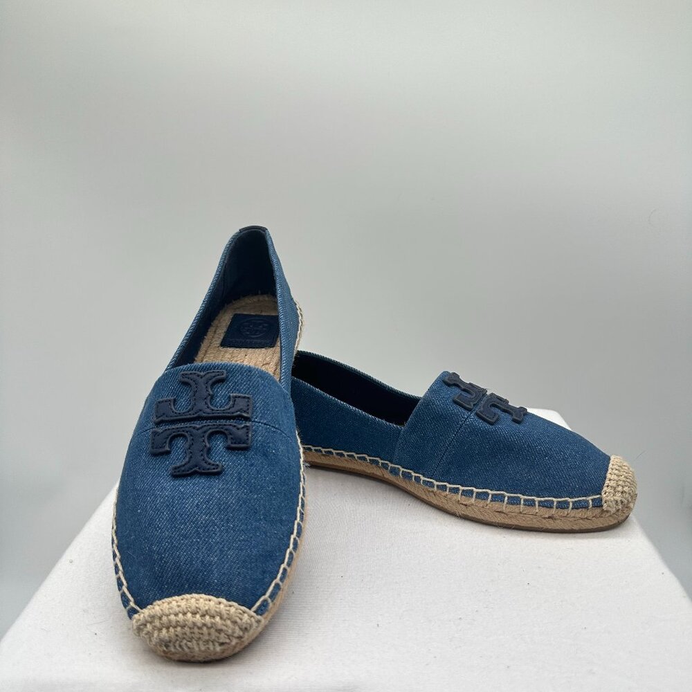 Tory Burch Espadrille Denim Women's 10.5